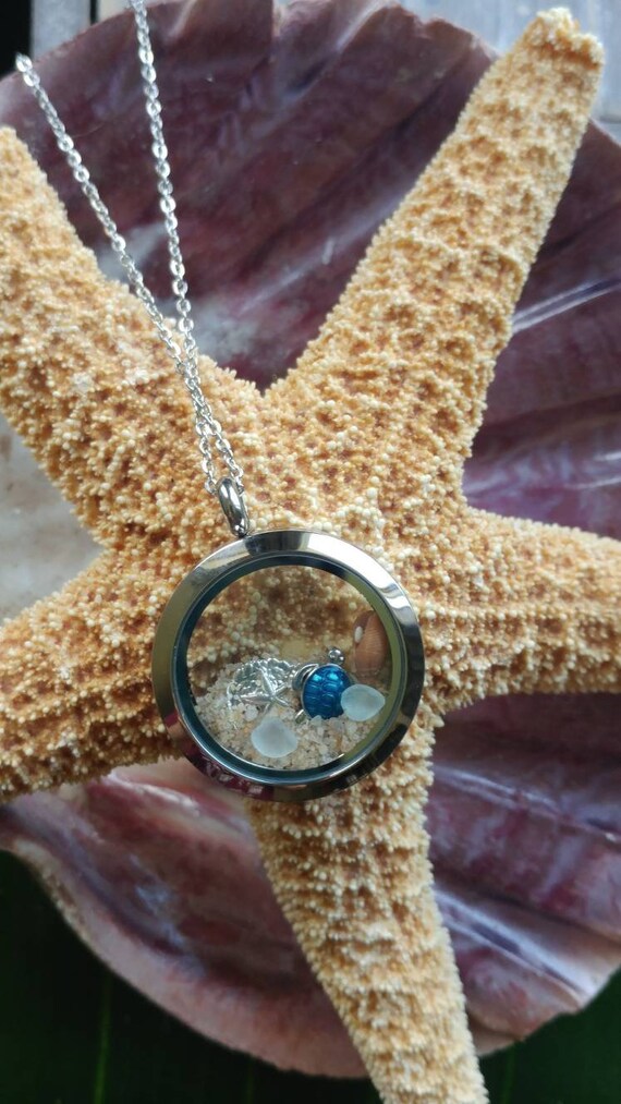 Australia Gift Sea Turtle Sea Turtle Gift Sea Turtle Necklace Sand Dollar Necklace Sea Glass Beach Necklace Beach Gift