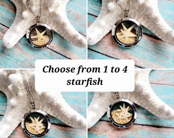 Starfish story - Starfish store necklace - Beach jewelry - Gift for mom - Jewelry for mom - Beach sand locket - Sand necklace