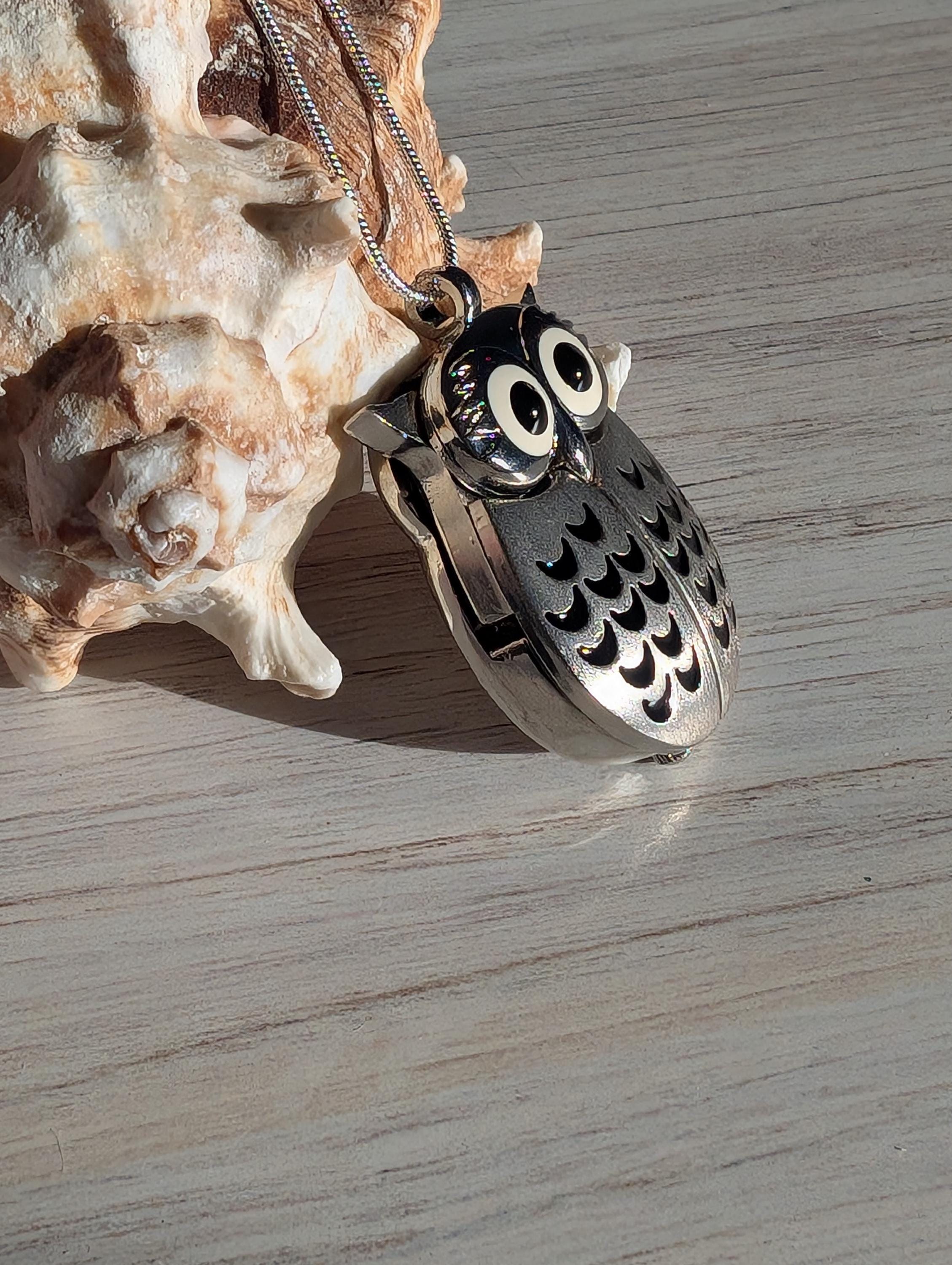 Animal Lockets Owl Locket Necklace | Vintage-inspired Charm | Unique Gift for Animal ...