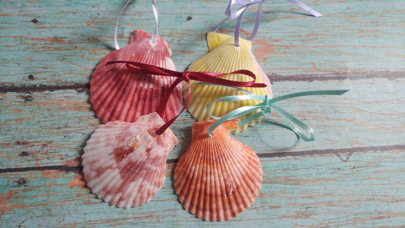 Christmas gift tags Tags for gifts Seashell gift Wine | Etsy