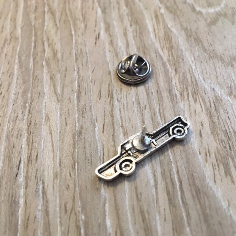 Classic Car Lapel Pin / Tie Tack Silver Tone Men's Etsy