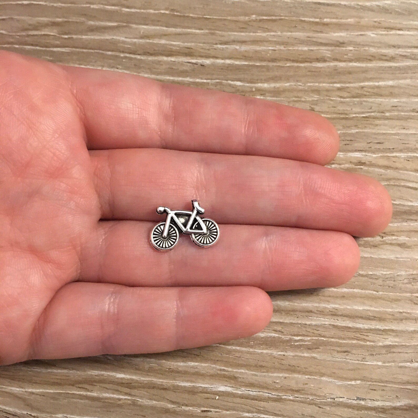 Small Bicycle Lapel Pin / Tie Tack Silver Tone Bike Pin Etsy