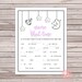 Name That Tune Printable Game - Instant Download - Baby Shower ...