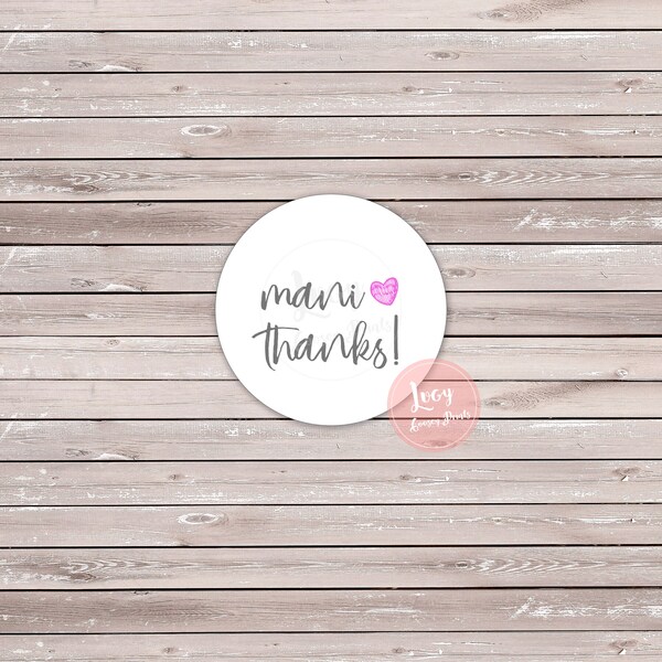 Mani Thanks - Etsy