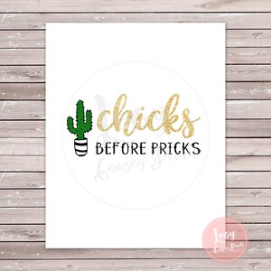 Bachelorette Party Signs - Desert / Cactus Theme - Instant Download - Printable Signs image 5