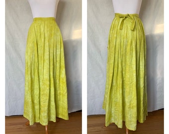 Hand-Sewn, Custom-Dyed 18th C. Petticoat