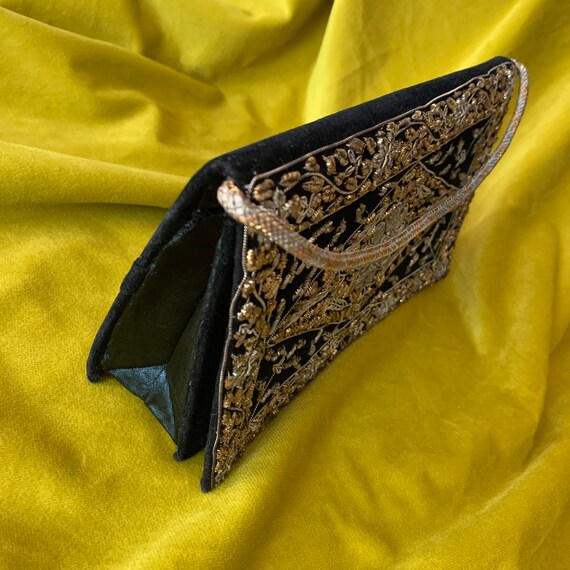 1950s Zardozi Clutch - image 7