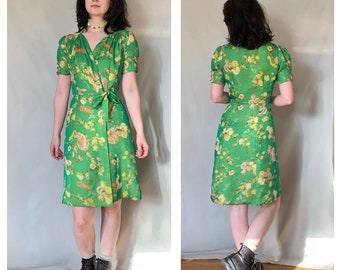 1940s Reproduction Chiffon Dress