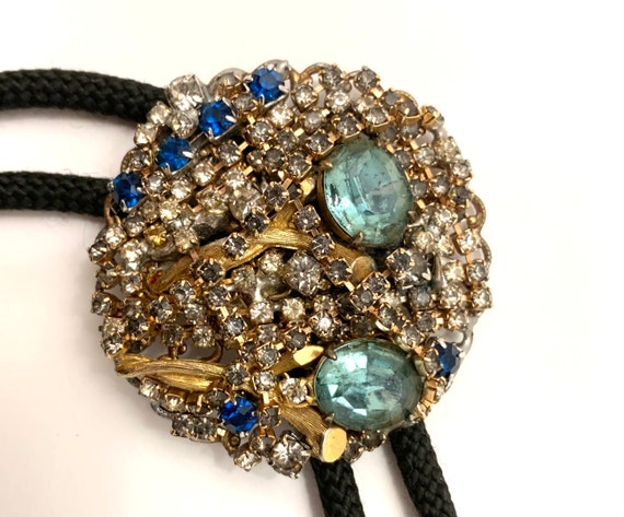 Rhinestone Cowboy Bolo Tie - image 1