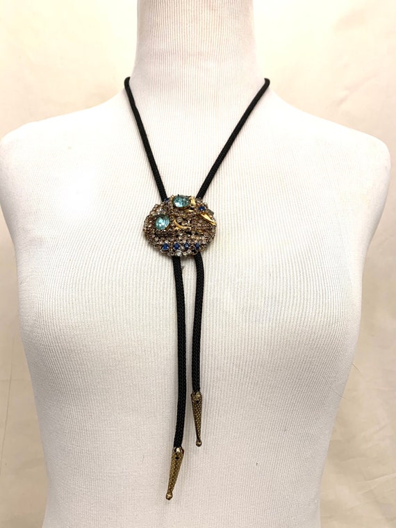 Rhinestone Cowboy Bolo Tie - image 2