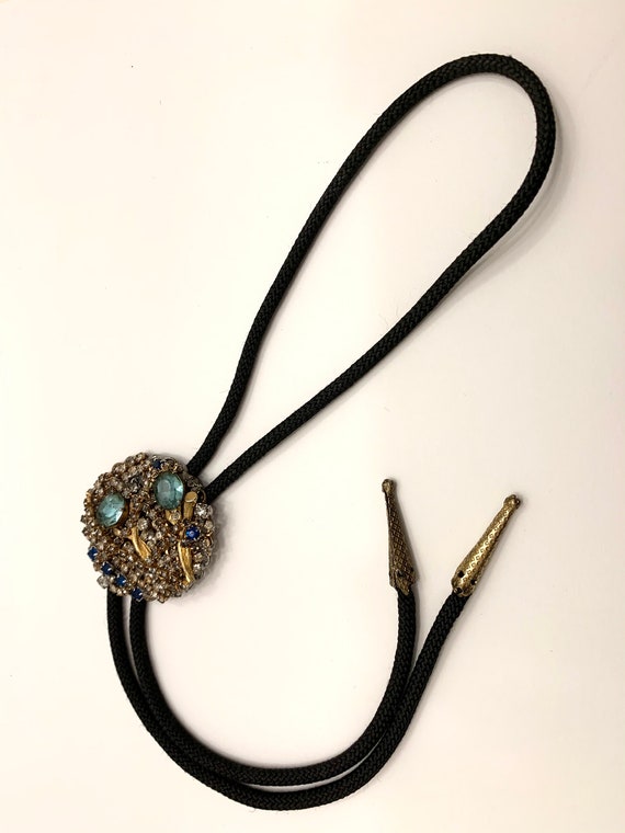 Rhinestone Cowboy Bolo Tie - image 7