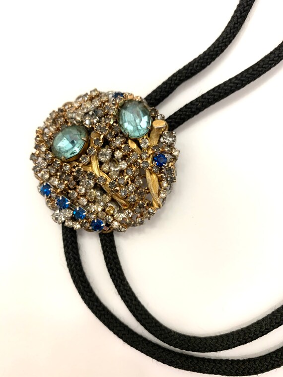 Rhinestone Cowboy Bolo Tie - image 5