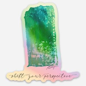 Tourmaline Crystal Holographic Sticker