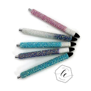 Jelly Rhinestone Papermate Inkjoy Gel Pen, Bling Inkjoy Pen, Glitter Pen, Custom Bling Pen, Sparkle Pen, Refillable Custom Pen, Glitter Pens