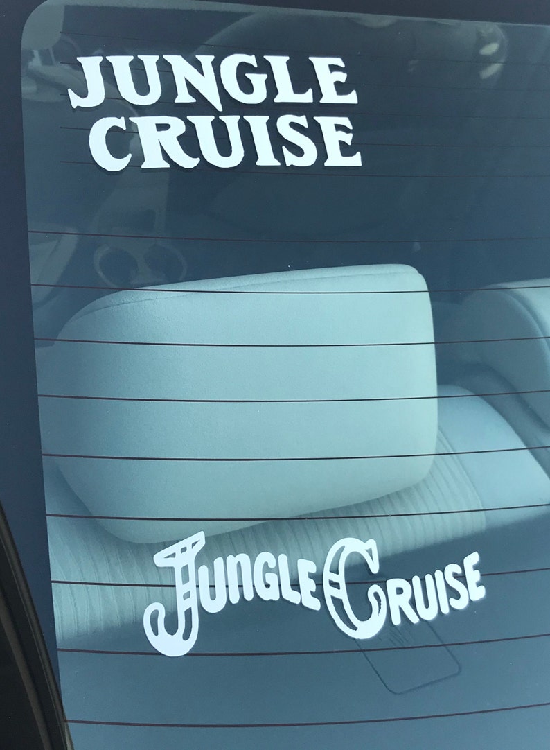 Disneyland Jungle Cruise Logo Decal for Cars Laptops Free Etsy Israel