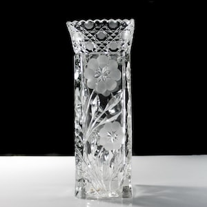 Tessler Crafts - Ellentina Cutting Die - Square Stained Glass Vase ** CLEARANCE - All sales final**