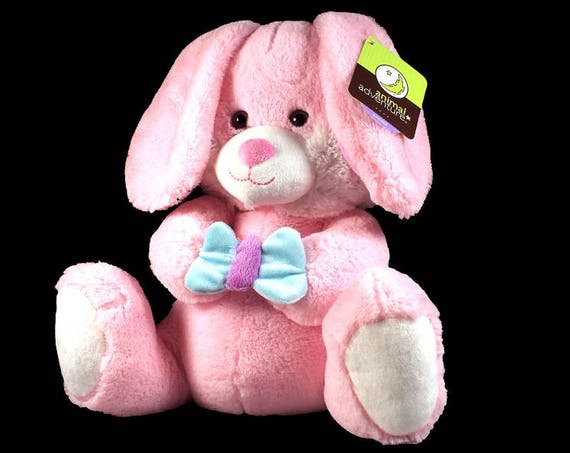 Stuffed Animal, Bunny, Animal Adventure, Pink, Fluffy, Soft, Easter Bunny, Shower Gift