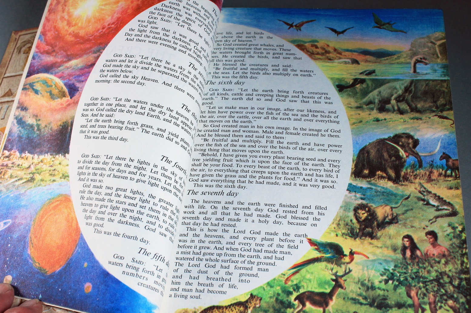 1965 Children's Hardcover Book, The Children's Bible 1965 Children's Hardcover Book, The Children's Bible