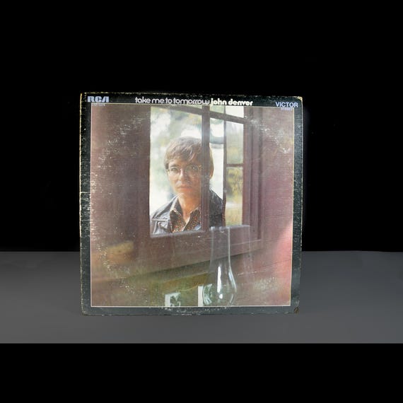 John Denver Take Me to Tomorrow LP,  1970 RCA Victor LSP-4278, Folk Vinyl