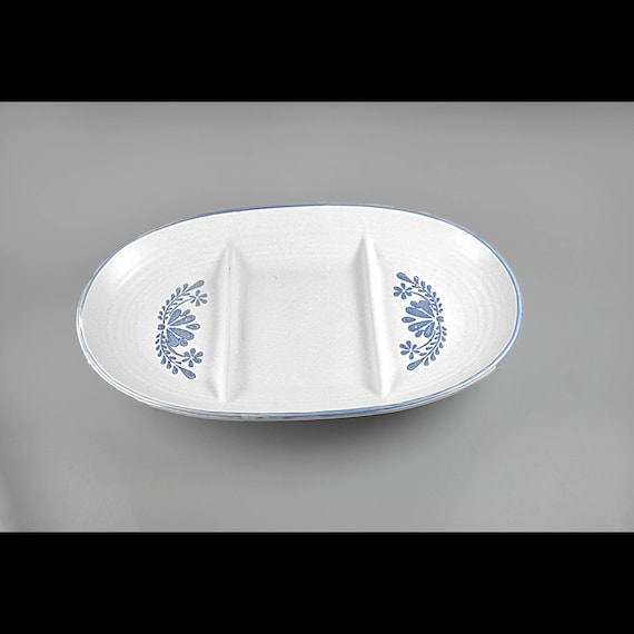 Pfaltzgraff Yorktowne Divided Relish Tray – 12 Inch Stoneware
