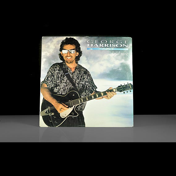 George Harrison Cloud Nine Vinyl LP, 1987 Dark Horse Records, Album with Inner Sleeve