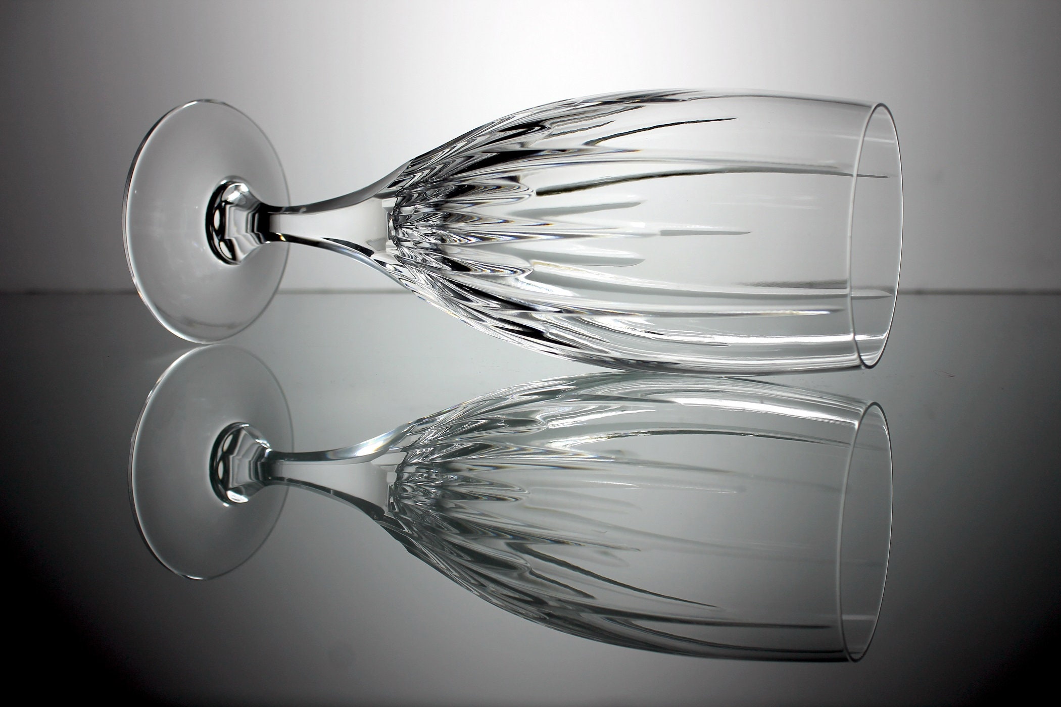 Mikasa Crystal Iced Tea, Arctic Lights, Barware, Stemware, Vertical Cut