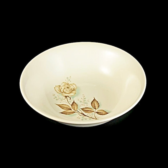 Mount Clemens, Serving Bowl, Brown Rose, Hard to Find Pattern