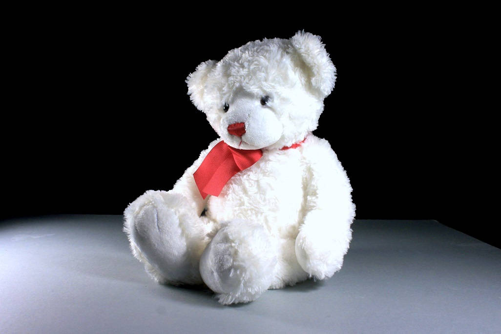 big white fluffy bear