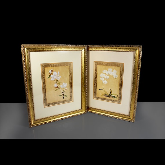 Gloria Eriksen Floral Framed Prints, Art Prints, Fine Art, Home Decor, Set of 2