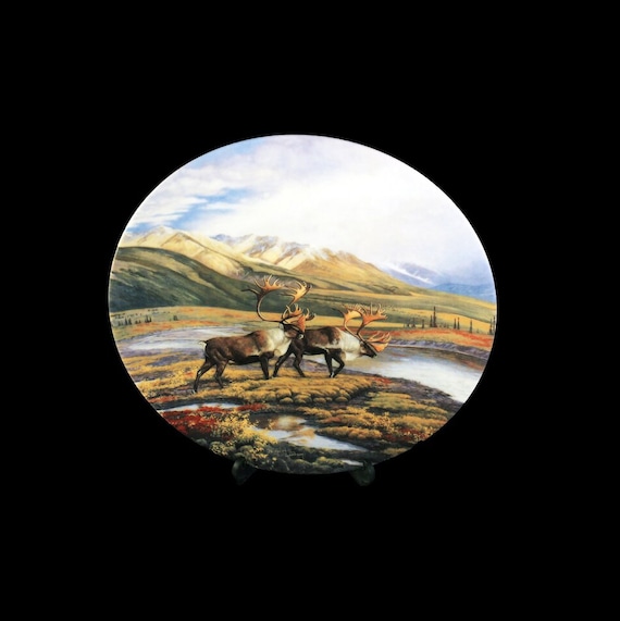 Collectible Plate, W S George China, Alaska: The Last Frontier, Down The Trail, Limited Edition, Decorative Plate, Wall Decor, New In Box