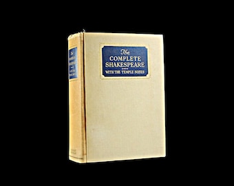 Hardcover Book, The Complete Works of William Shakespeare, Anthology, Drama, Plays