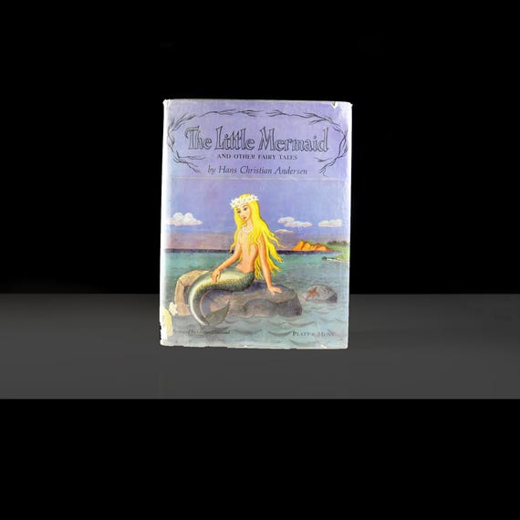 The Little Mermaid and Other Fairy Tales by Hans Christian Andersen – Platt & Munk Heirloom Edition – Ex-Library Book with Dust Jacket