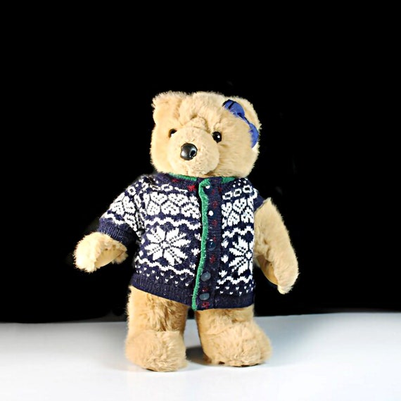 Ellie Standing Bear, Stuffed Animal, Douglas Co., 13 Inch, Teddy Bear, Collectible, Nursey Decor, Home Decor