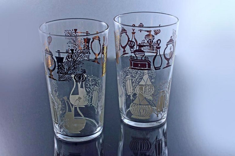 Tumblers Drinking Glasses Federal Glass Tumblers White and Etsy