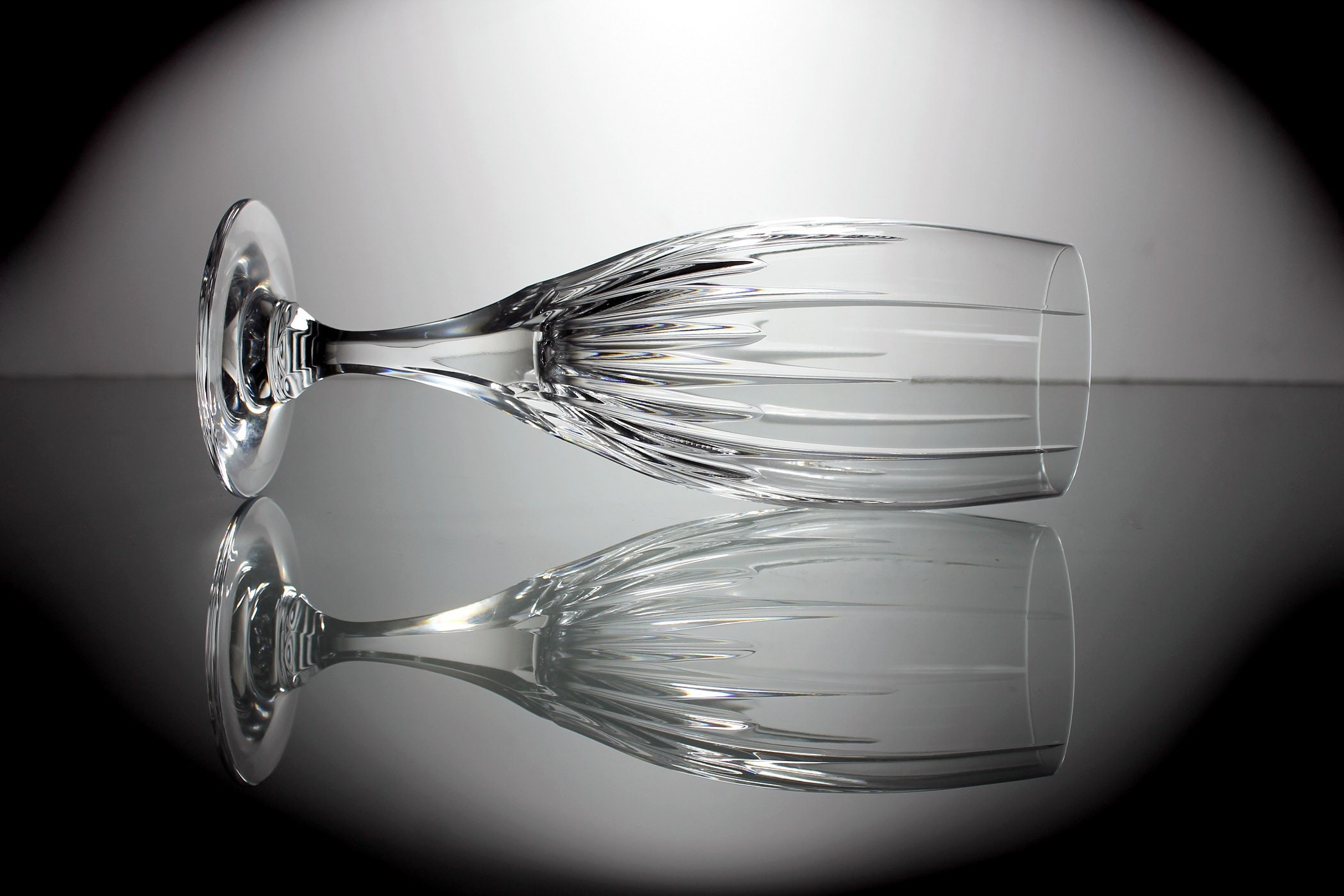 Mikasa Crystal Iced Tea, Arctic Lights, Barware, Stemware, Vertical Cut