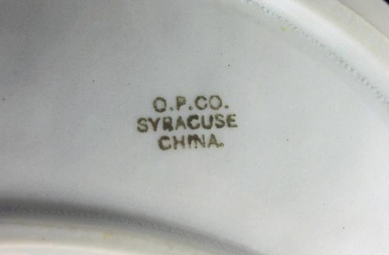 Antique Bone Dish Syracuse China Crescent Shaped Dish - Etsy