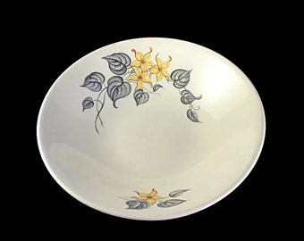 Vegetable Bowl, Knowles, Yellow and Gray, Serving Bowl, Display Bowl, Centerpiece, Hard to Find