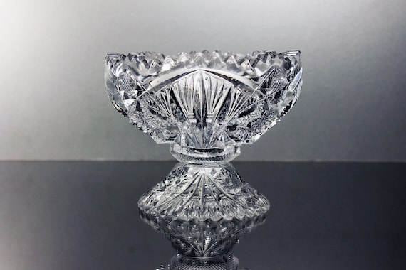 Antique EAPG Jam Bowl Imperial Glass EAPG Imperial Glass Compote, Star and