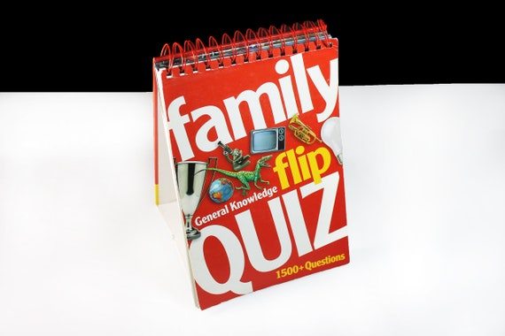 Family Flip Quiz Game, Questions and Answers, Trivia Game, Home School, Teaching Tools, Teaching Game