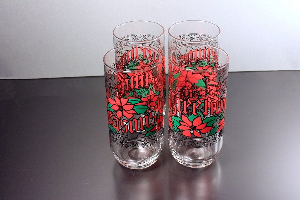 Season's Greetings' Holiday Glasses –