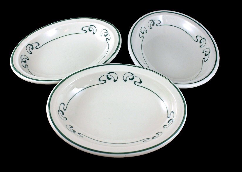 Oval Fruit Bowls, Oval Dessert Bowls, Syracuse China, Set of 3