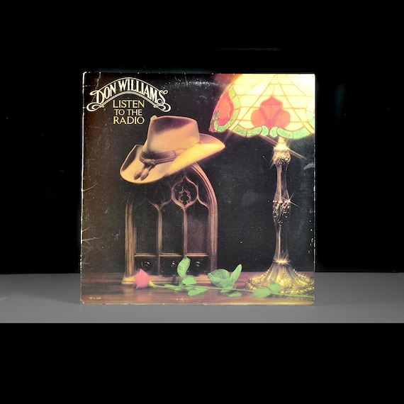 Don Williams Listen to the Radio Vinyl LP, Country Record, Original Lyric Sleeve