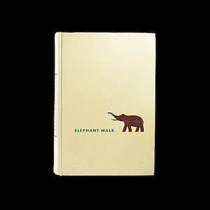 Hardcover Book, Elephant Walk, Robert Standish, Fiction, Literature, No Dust Jacket, Romance, Adventure Novel