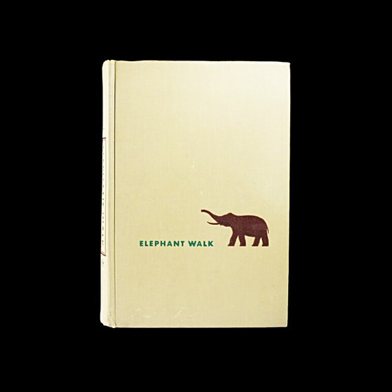 Hardcover Book, Elephant Walk, Robert Standish, Fiction, Literature, No Dust Jacket, Romance, Adventure Novel