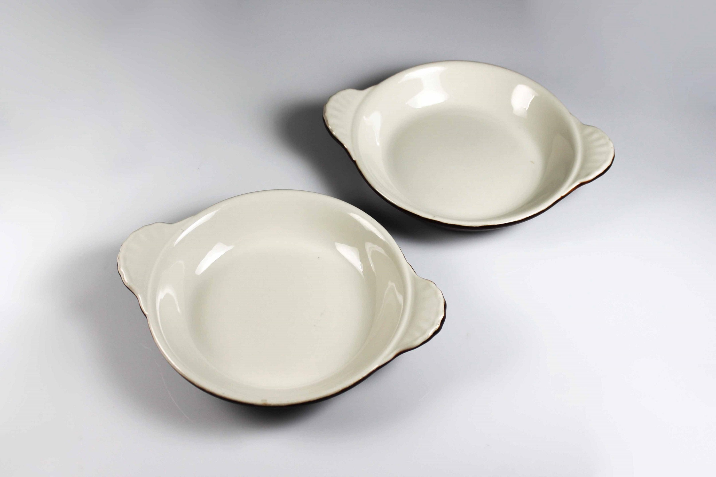 Au Gratin Bowls, Syscoware, Brown, Individual Casserole, Dinnerware