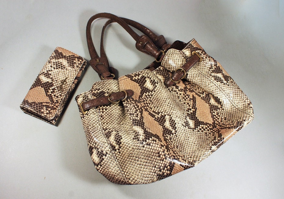 jessica simpson snakeskin bag