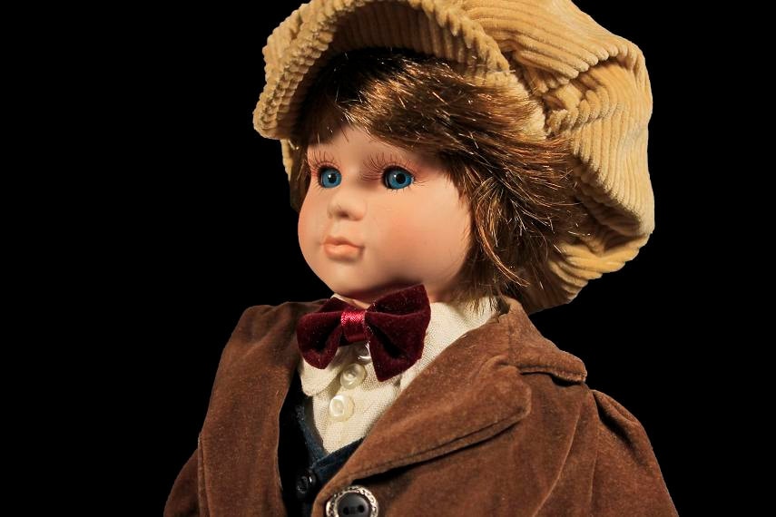 House of Lloyd, Tiny Tim, Collectible Doll, Stand Included, Original