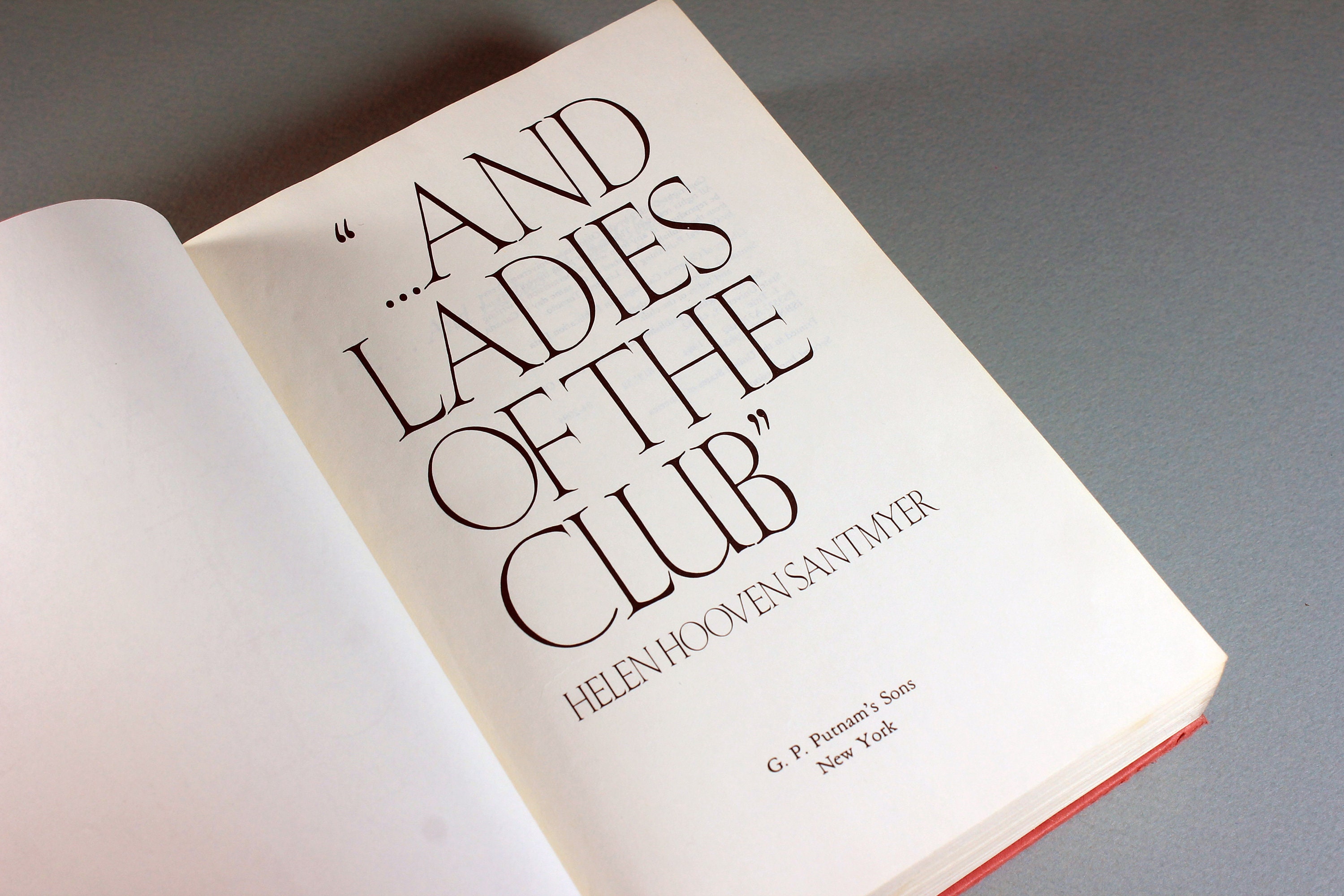 book review ladies of the club