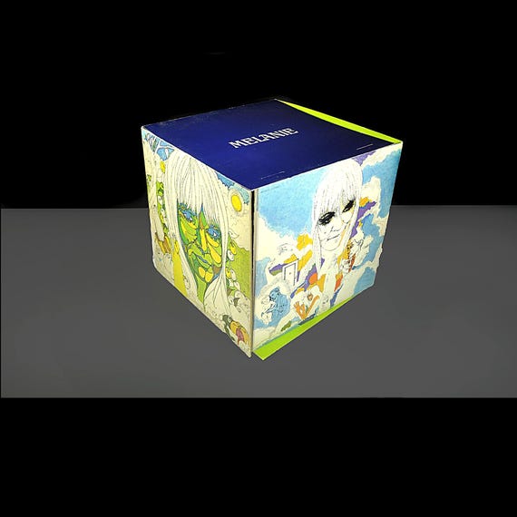 Melanie LP 2 Record Set, The Four Sides of Melanie, Cube Fold Out Cover