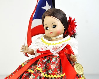 Madame Alexander Puerto Rico Doll, 8 Inch International Series
